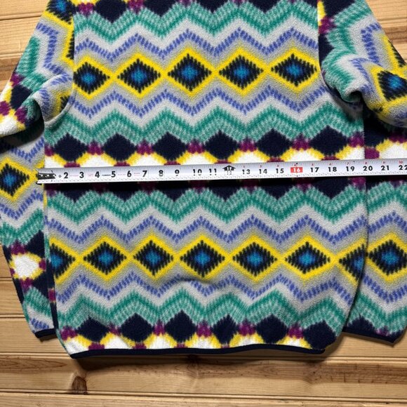 Patagonia Synchilla Snap-T Aztec Twist Fleece Pullover Jacket Women's Small - Picture 10 of 12